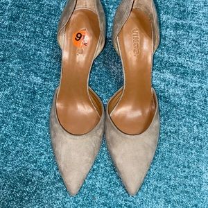 Vince women's suede heels.